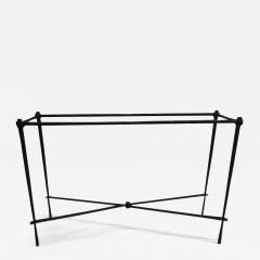 Giovanni Banci 2 Italian Modern Neoclassical Hammered Iron Consoles Giovanni Banci for Hermes - 2378936