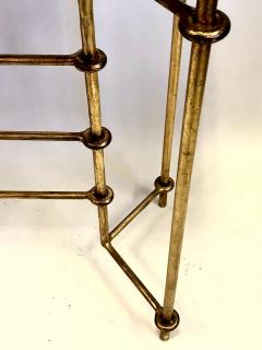 Giovanni Banci Italian Mid Century Modern Neoclassical Gilt Iron Console by Banci for Herm s - 2372057