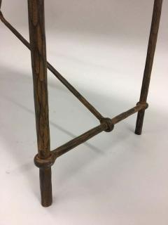 Giovanni Banci Italian Mid Century Modern Neoclassical Iron Console Sofa Table Giovanni Banci - 1770254