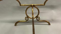 Giovanni Banci Italian Modern Neoclassical Gilt Iron Coffee Table by Giovanni Banci for Herm s - 2374790