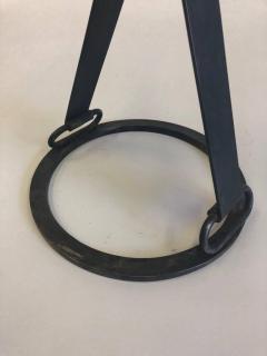 Giovanni Banci Pair of Modern Neoclassical Wrought Iron Side Tables Giovanni Banci and Hermes - 2374590