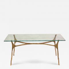Giovanni Banci Unique Italian Midcentury Gilt Iron Console Sofa Table by Giovanni Banci - 1618352