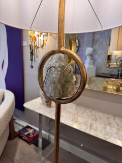 Giovanni Banci Unique gilt iron floor lamp by Giovanni Banci - 4111292