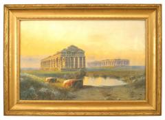Giovanni Battista Italian Neo Classic Landscape of Roman Ruins - 4634737