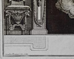 Giovanni Battista Piranesi 18th C Piranesi Fireplace Designs based on Ancient Architectural Styles - 2805965
