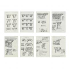 Giovanni Battista Piranesi Set of 8 Antique Giovanni Battista Piranesi Framed Italian Architectural Prints - 4632516