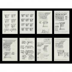 Giovanni Battista Piranesi Set of 8 Antique Giovanni Battista Piranesi Framed Italian Architectural Prints - 4632520