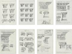 Giovanni Battista Piranesi Set of 8 Antique Giovanni Battista Piranesi Framed Italian Architectural Prints - 4632632