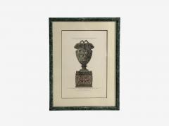 Giovanni Battista Piranesi Style Framed Antique Vase Engravings 1970s - 4741059