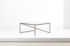 Giovanni Ferrabini 1 of 2 Square Wrought Iron Coffee Tables by Giovanni Ferrabini Italy 1970s - 1544834