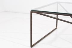 Giovanni Ferrabini 1 of 2 Square Wrought Iron Coffee Tables by Giovanni Ferrabini Italy 1970s - 1544835