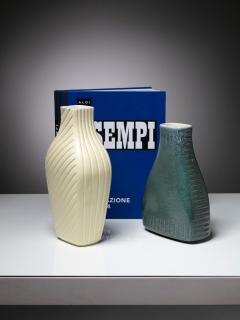 Giovanni Gariboldi Pair of Ceramic Vases by Giovanni Gariboldi for Richard Ginori - 4724235