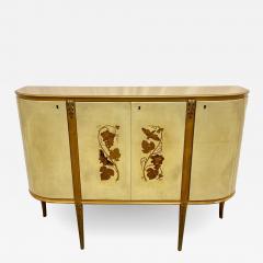 Giovanni Gariboldi Parchment Bar Cabinet Sideboard Paolo Burra French style - 2922222