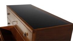 Giovanni Guerrini 1950s Italian pair of Giovanni Guerrini walnut chests - 3466411