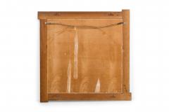 Giovanni Michelucci Large Italian Modern Walnut and Brass Mirror Attributed to Giovanni Michelucci - 4635478