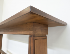 Giovanni Michelucci Mid Century Modern Wooden Console Table by Giovanni Michelucci 1960s - 3341106