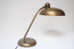 Giovanni Michelucci Patinated Brass Ministerial Table Lamp by Giovanni Michelucci for Lariolux Italy - 3781118