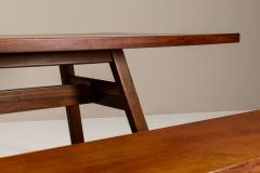 Giovanni Michelucci Torbecchia Dining Table and Bench by Giovanni Michelucci in Walnut - 4308213