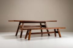 Giovanni Michelucci Torbecchia Dining Table and Bench by Giovanni Michelucci in Walnut - 4308225