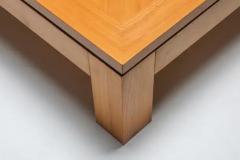 Giovanni Michelucci Triangular Postmodern Coffee Table in French Elm - 3377822