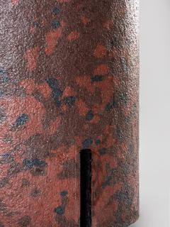 Giovanni Offredi Giovanni Offredi round table in concrete and glass for Saporiti Italy 1970s - 4418624