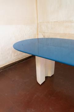 Giovanni Offredi Large table with a lacquered top by Giovanni Offredi for Saporiti Italy 1977 - 4736817