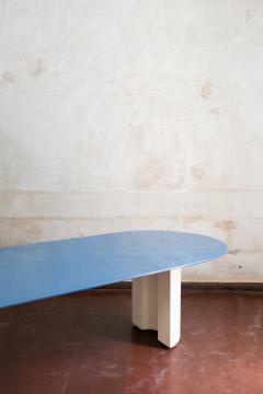 Giovanni Offredi Large table with a lacquered top by Giovanni Offredi for Saporiti Italy 1977 - 4736818