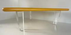 Giovanni Offredi Postmodern Triangle Coffee Table Giovanni Offredi Saporiti Italia Style - 4106727
