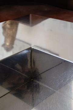 Giovanni Offredi Steel Coffee Table Tebe Model Giovanni Offredi For Saporiti 1970s - 4564819