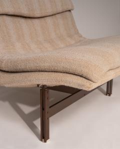 Giovanni Offredi Wave Lounge Chair by Giovanni Offredi for Saporiti Italy 1970 s - 4610893