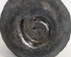 Gisele Guthod Gracon Gis le Buthod Gra on French Ceramic Raku Vase France c2004 - 4436816