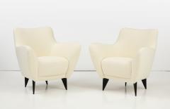 Giulia Veronesi Giulia Veronesi for ISA Bergamo Pair of Perla Armchairs Lounge Chairs - 3432087