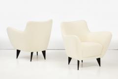 Giulia Veronesi Giulia Veronesi for ISA Bergamo Pair of Perla Armchairs Lounge Chairs - 3432089