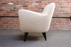 Giulia Veronesi Italian Modernist Perla Armchair in Boucl by Giulia Veronesi for ISA Bergamo - 4181043