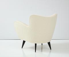 Giulia Veronesi Pair of Perla Armchairs by Giulia Veronesi for ISA Bergamo Italy circa 1952 - 2354151