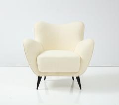 Giulia Veronesi Set of 4 Perla Armchairs by Giulia Veronesi for ISA Bergamo Italy 1952 - 2354396