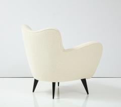 Giulia Veronesi Set of 4 Perla Armchairs by Giulia Veronesi for ISA Bergamo Italy 1952 - 2354397