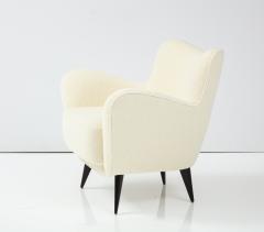 Giulia Veronesi Set of 4 Perla Armchairs by Giulia Veronesi for ISA Bergamo Italy 1952 - 2354405