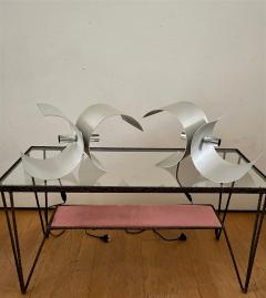 Giuliano Cesari Rare Pair of Small ICS Lamps designed by G Cesari for Nucleo Sormani - 2098399