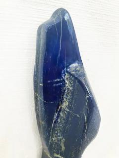 Giuliano Tincani Lapis Lazuli Specimen Sculpture on Nickel Plated Brass Base - 3590046