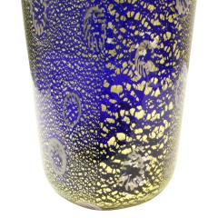 Giulio Radi Giulio Radi Hand Blown Glass Vase with Murrhines and Gold Foil ca 1950 - 960624