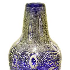 Giulio Radi Giulio Radi Hand Blown Glass Vase with Murrhines and Gold Foil ca 1950 - 960626