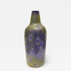 Giulio Radi Giulio Radi Hand Blown Glass Vase with Murrhines and Gold Foil ca 1950 - 961144