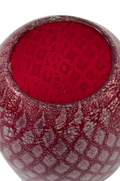 Giulio Radi Hand Blown Red Glass Vase by Giulio Radi - 202785