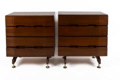Giuseppe Brusadelli Pair Of Mid Century Teak Chests By Giuseppe Brusadelli 1960 - 4096265