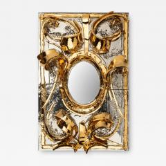 Giuseppe Ducrot GOLD AND PLATINUM MIRROR I - 3601813