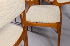 Giuseppe Gibelli Giuseppe Gibelli Set of six Elisabetta chairs in natural ash Italy 1961 - 2764415