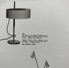 Giuseppe Ostuni 1950s Giuseppe Ostuni 243 Table Lamp for O Luce - 1105527