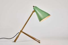 Giuseppe Ostuni 1950s Giuseppe Ostuni Ochetta Green Wall or Table Lamp for O Luce - 1576238
