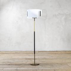 Giuseppe Ostuni Giuseppe Ostuni Oluce Floor Lamp in Brass and Plexi Diffuser 50s - 2959611